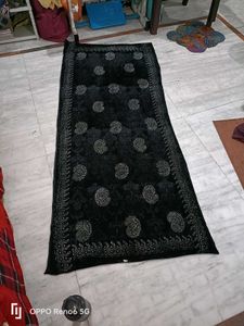 Elegant Black Velvet shimmer Shawl 3