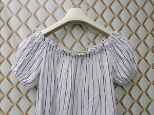 New With Tag Korean Stripped Cute Crop Top