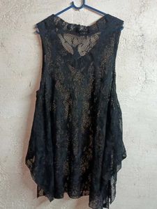 NEW Oversized See-through Fashion Tank Top Netted