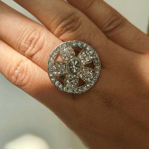 Set Of Diamond Bangles And Ring