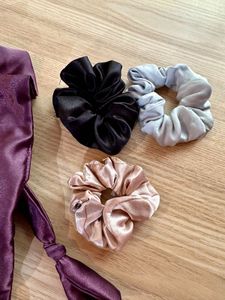 💜Satin Hair Sleep Cap💜3free Scrunchie
