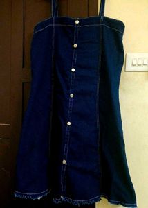 Denim Bodycon Mini Dress