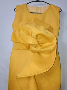 Elegant Yellow Gown