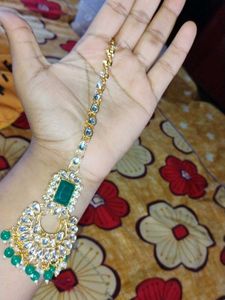 Emerald Green Kundan Necklace