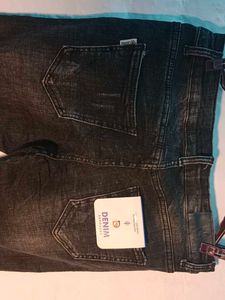 Stylish Black Denim Jeans