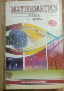 RD Sharma Tenth Mathematics 10th maths