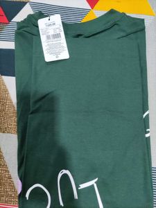 Green Floral Graphic Tee