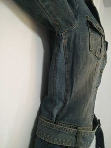 Y2K Denim Shirt Dress