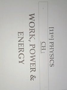 Physics Notes - Class11th Science