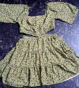 Waist Cutout Dress