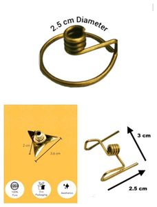 Brass Niranjan Wick Holder Samai Kad