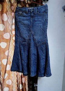Denim Mermaid Skirt