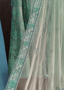 Seafoam Green Lehenga Choli Set