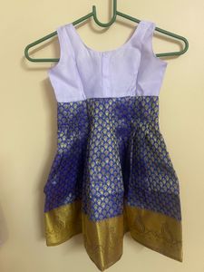 Banaras Pattu Pavadai for Girls 1 - 3 Yrs