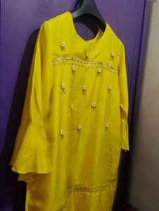 Designer Party Wear Kurta Inner Attached
