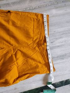 Yellow Cotton Pant
