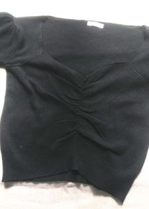 Black Crop Top