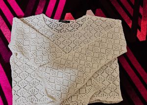 Wool Crochet Top 😍🤍