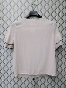 New With Tag Korean Elegant V-Neck Top