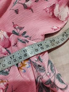 Pink Floral Long Sleeve Dress