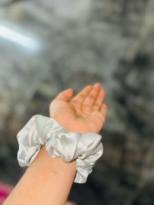 Silk Satin Scrunchies Five