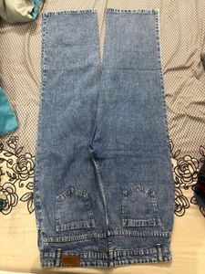Two-Tone Denim Jeans