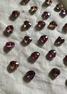 Glass Heart Beads