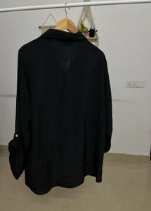 Vintage Black/Creamish Loose Fit Shirt (UNISEX)