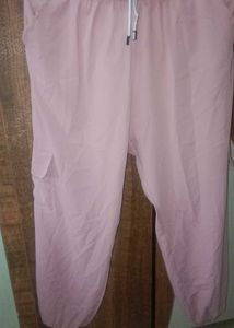 Pink Cargo Pants And Tshirt