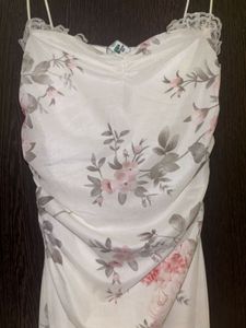 Floral Bodycon Midi Dress