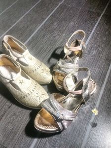 Girls&#39; Shimmery Party Shoes