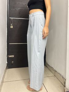 Blue Korean Style Pants