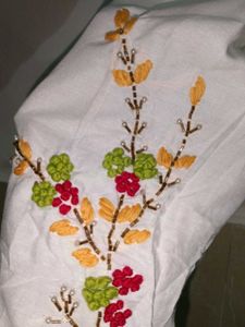 Only One Time Used Kurta With Pant Hand Embroidery