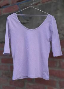 Round Nack Cotton Top 👕