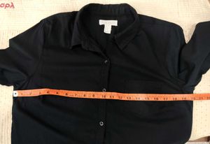Classic Black Button-Down Shirt