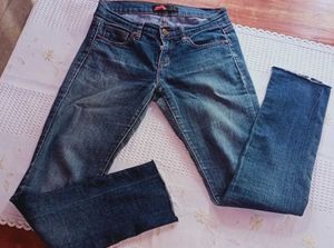 BLUE Y2K LOW RISE JEANS