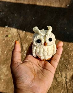 Amigurumi Owl Keychain /charm
