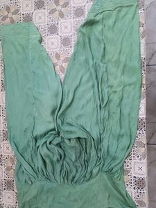 Teal Embellished Salwar Kameez