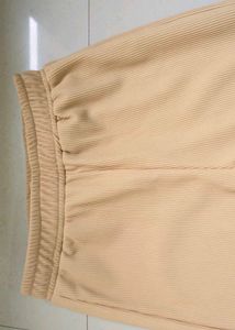 Comfortable Beige Wide Leg Pants