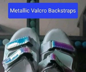 New metallic Wedges Size 5