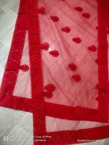 Red  Crop Top With Skirt