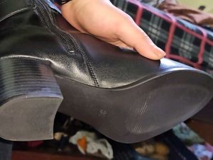 Allen Solly Black Pointed Regular Boots 👢👢