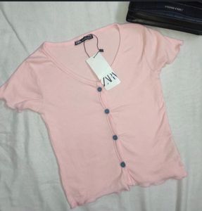 Zara Pink Top