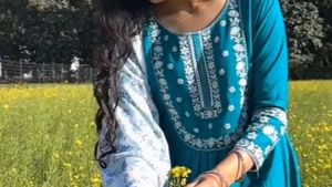 Teal Embroidered Nyra Suit Set