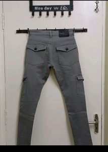 Gray Cargo Pants
