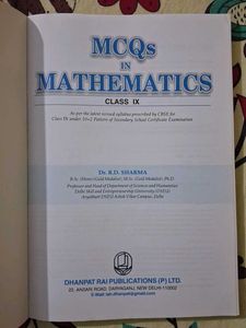R.D. Sharma Mathematics Class IX