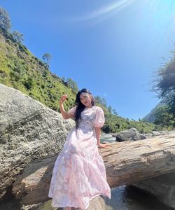 H&amp;M Floral Puff Sleeve Dress