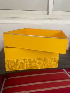 Cardboard Box For Gift Hampers/Storage in Yellow