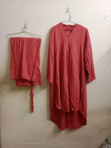 Elegant Red Kurta Set