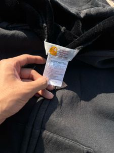 Carhartt Black Zip-Up Hoodie